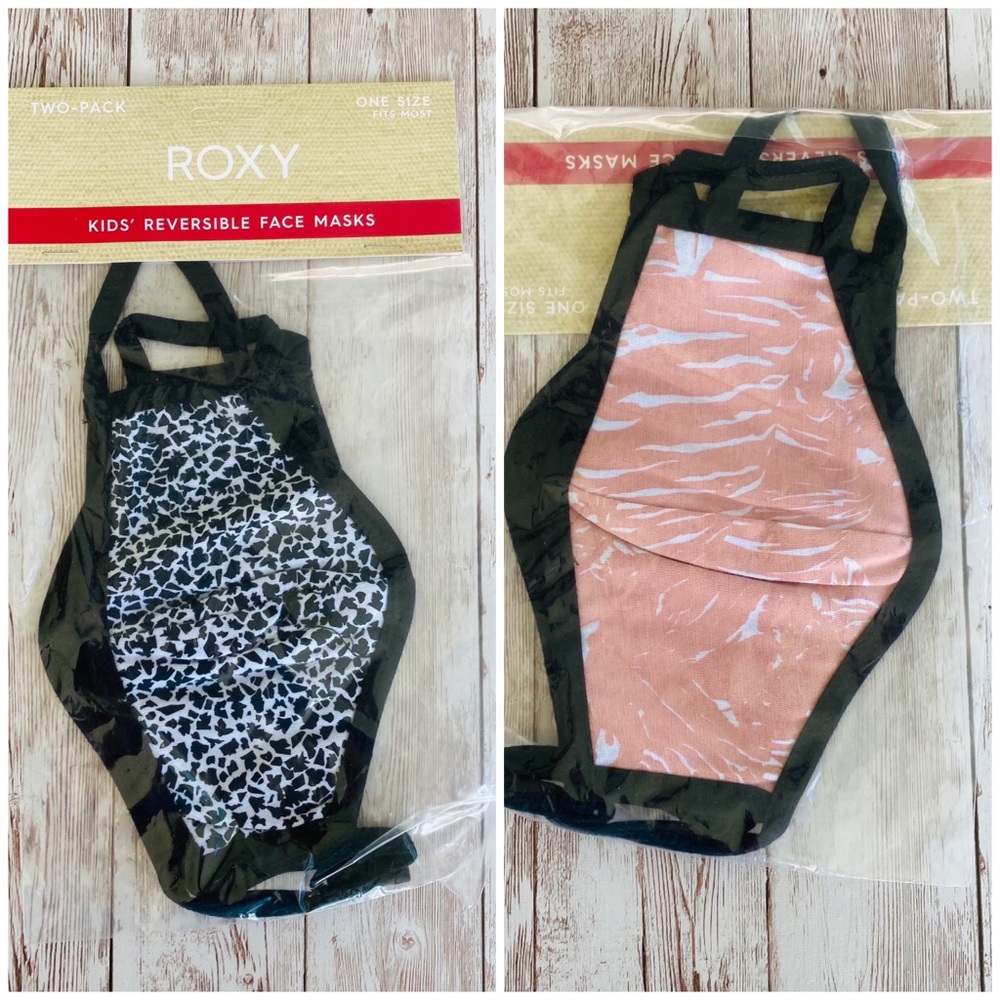 Roxy Girls Face Masks 2PK